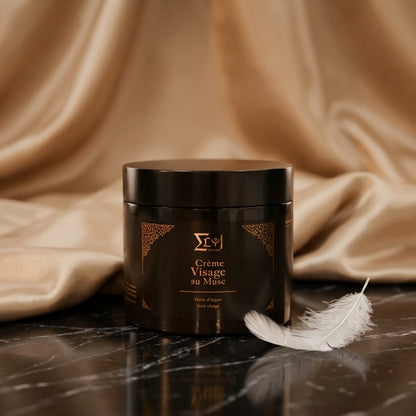 Crème visage nourrissante bio à l'Argan et Musc