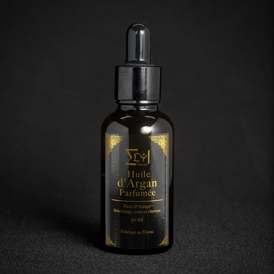 Huile d'argan à l'essence de fleur d'oranger