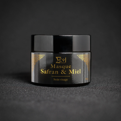 pot masque safran miel fermé