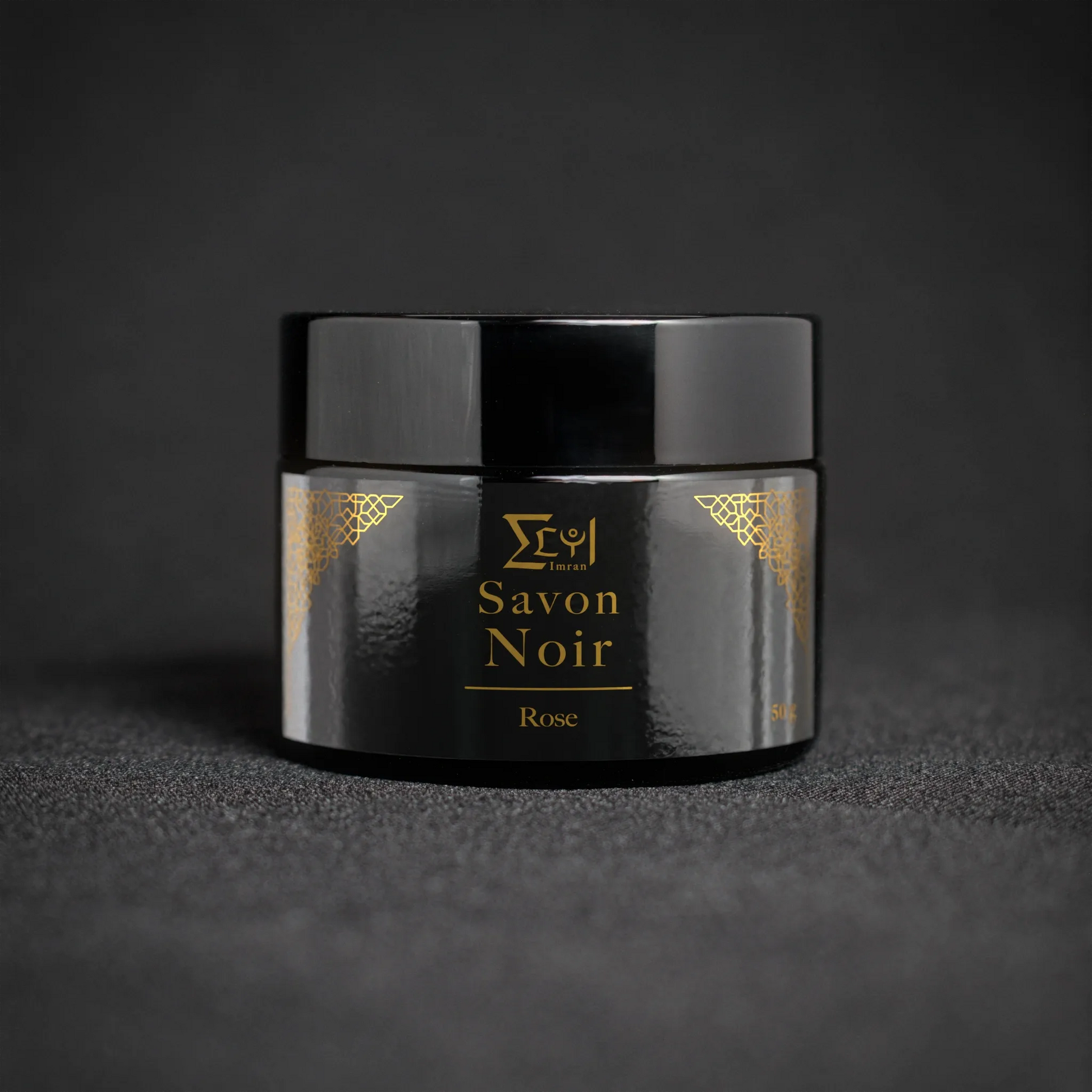 pot savon noir à la rose fermé
