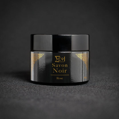 pot savon noir à la rose fermé