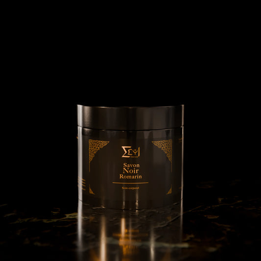 Savon noir à l'huile d'Argan et Romarin