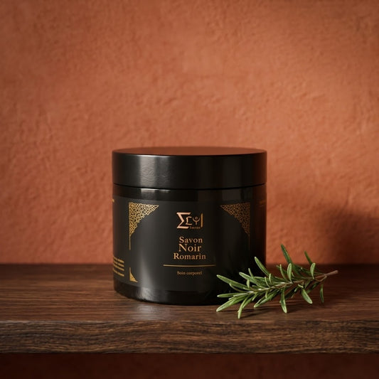 Savon noir à l'huile d'Argan et Romarin